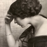 Half-Length Portrait of the Triestine Actress Ducaton Photographic Print by Carlo Wulz