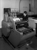 Gesu Divino Operaio Foundation, Printing House at the Headquarters in Borgo Panicale, Bologna Fotografie-Druck von A. Villani