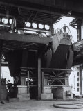 Inside Thomas Steel Plant with Workers Photographie par A. Villani