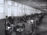 Ferrari Factory, Workers and Machines Photographic Print by A. Villani