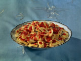 Plate of Tortellini Fotografisk tryk af A. Villani