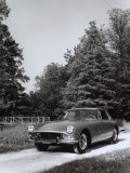 Frontal View of a Ferrari-Pininfarina Automobile Parked on a Street in a Park Photographie par A. Villani