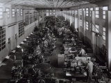 Many Workers Operating Machinery at the Ferrari Factory Photographie par A. Villani