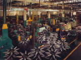 Inside of a Factory Bombrini-Parodi-Delfino that Produces Missiles Photographic Print by A. Villani