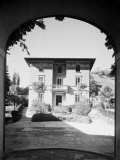 Exerior at Small Villa Built by the Engineer Vittorio Stanzani Photographic Print by A. Villani