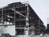 Ilva Factory of Bagnoli, the Thomas Steel Plant in Construction Photographic Print by A. Villani