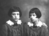 Portrait of Wanda and Marion Wulz Photographic Print by Carlo Wulz