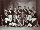 Group of Gymnasts from Trieste, Awarded with Medals Photographic Print by Giuseppe Wulz