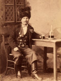 Portrait of a Man in a Typical Servolian Costume Photographic Print by Giuseppe Wulz