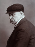 Self-Portrait of Giuseppe Wulz Wearing a Beret Photographic Print by Giuseppe Wulz