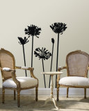 Black Agapanthus Wall Decal