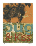 Pug & Kiss Edición limitada por Mj Lew Pug & Kiss Edición limitada por Mj Lew