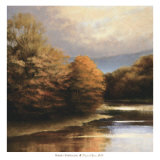 Tranquil River Bend Art by Robert Striffolino