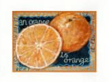 Orange Prints by Mette Galatius