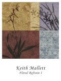 Floral Refrain I Affiche par Keith Mallett