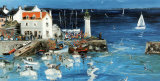 Le Port de Sauzon Posters by Christian Sanseau