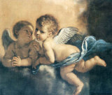 Ángel Láminas por Guercino (Giovanni Francesco Barbieri)
