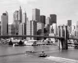 Brooklyn Bridge and Manhattan Skyline Prints by Alan Schein