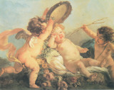 Festa di Putti Kunst av L. Boucher