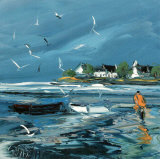 Reflets a Maree Basse Poster by Christian Sanseau