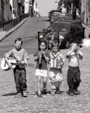 Boys' Band, Montmartre, Paris, c.1999 Print by Bruno De Hogues