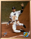 Jeter sliding into home -Game 2 of the 2004 ALDS ©Photofile Print