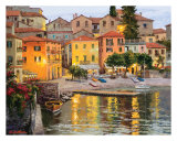 Dusk Reflections, Lake Como Affiches par Erin Dertner