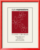 Artis Red Wood Frame Fits 28 x 35 Print Gotowa rama