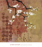 Japanese Branch Floral Prints by Evelia Sowash