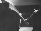 Holding Hands Is a Symbol of Happy Marriage Photographic Print by Nina Leen