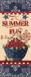 Summer Fun Poster by Jo Moulton