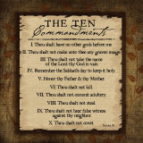 The 10 Commandments-Mini Pósters por Jennifer Pugh