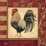 Red Rooster III Posters by Jo Moulton