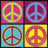 Peace in All Colors Posters af Louise Carey