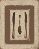 Knives Prints by Jo Moulton