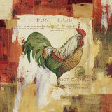 Colorful Roosters I Posters by Lisa Audit