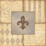 Fleur De Lis II Poster par Stephanie Marrott