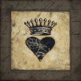 Heart Crown Poster af Stephanie Marrott Heart Crown Poster af Stephanie Marrott