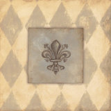 Fleur De Lis III Print by Stephanie Marrott