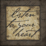 Listen Affiches par Stephanie Marrott