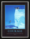 Courage Posters by Steve Bloom