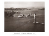 Sikorsky S-42 traversant le Golden Gate, San Francisco, Californie, 1935 reproduction procédé giclée par Clyde Sunderland