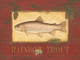 Rainbow Trout Posters by Stephanie Marrott