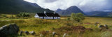Mountain Landscape with Blackrock Cottage, Autumn Color, Glen Coe Region, Scotland Photographie par Panoramic Images 