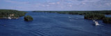 Cruise Boat in a River, St. Lawrence River, Thousand Islands, Ontario, Canada Photographic Print by Panoramic Images 