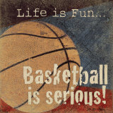 Basket-ball Affiches par Jo Moulton