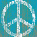 Paix en bleu Affiche par Louise Carey