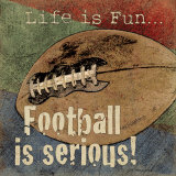 Football Poster af Jo Moulton