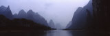 River Passing Through a Hill Range, Guilin Hills, Li River, Yangshuo, China Photographic Print by Panoramic Images 