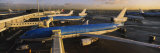 Panoramic Images - View of Airplanes at an Airport, Amsterdam Schiphol Airport, Amsterdam, Netherlands - Fotografik Baskı Panoramic Images - View of Airplanes at an Airport, Amsterdam Schiphol Airport, Amsterdam, Netherlands - Fotografik Baskı